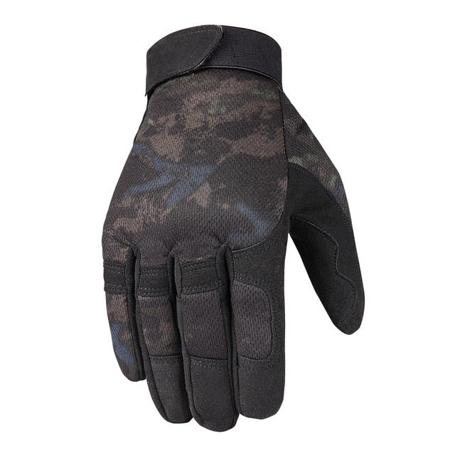 Summer Men Tactical Gloves Hunting Black Full Finger Glove Army Military  Bicycle Mitten Camo Airsoft Hiking Climbing Shooting