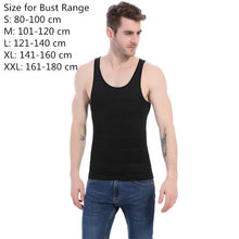 Load image into Gallery viewer, 2019 Men Slimming Body Shaper Tummy Shapewear Fat Burning Vest Modeling Underwear Corset Waist Trainer Muscle Girdle Shirt