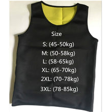 Load image into Gallery viewer, Men's Slimming Body Shaper Modeling Vest Belt Belly Men Reducing Shaperwear Fat Burning Loss Weight Waist Trainer Sweat Corset