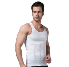 Load image into Gallery viewer, 2019 Men Slimming Body Shaper Tummy Shaper Vest Slimming Underwear Corset Waist Waist Cincher Men Bodysuit Dropship