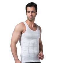 Load image into Gallery viewer, 2019 Men Slimming Body Shaper Tummy Shaper Vest Slimming Underwear Corset Waist Waist Cincher Men Bodysuit Dropship